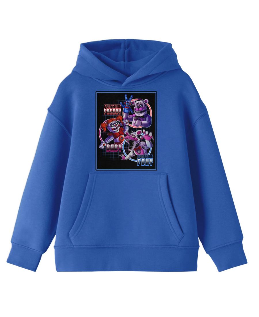 

Детская толстовка Bioworld Fun Time с персонажами, королевский синий цвет, размер L Five Nights At Freddy's, Blue