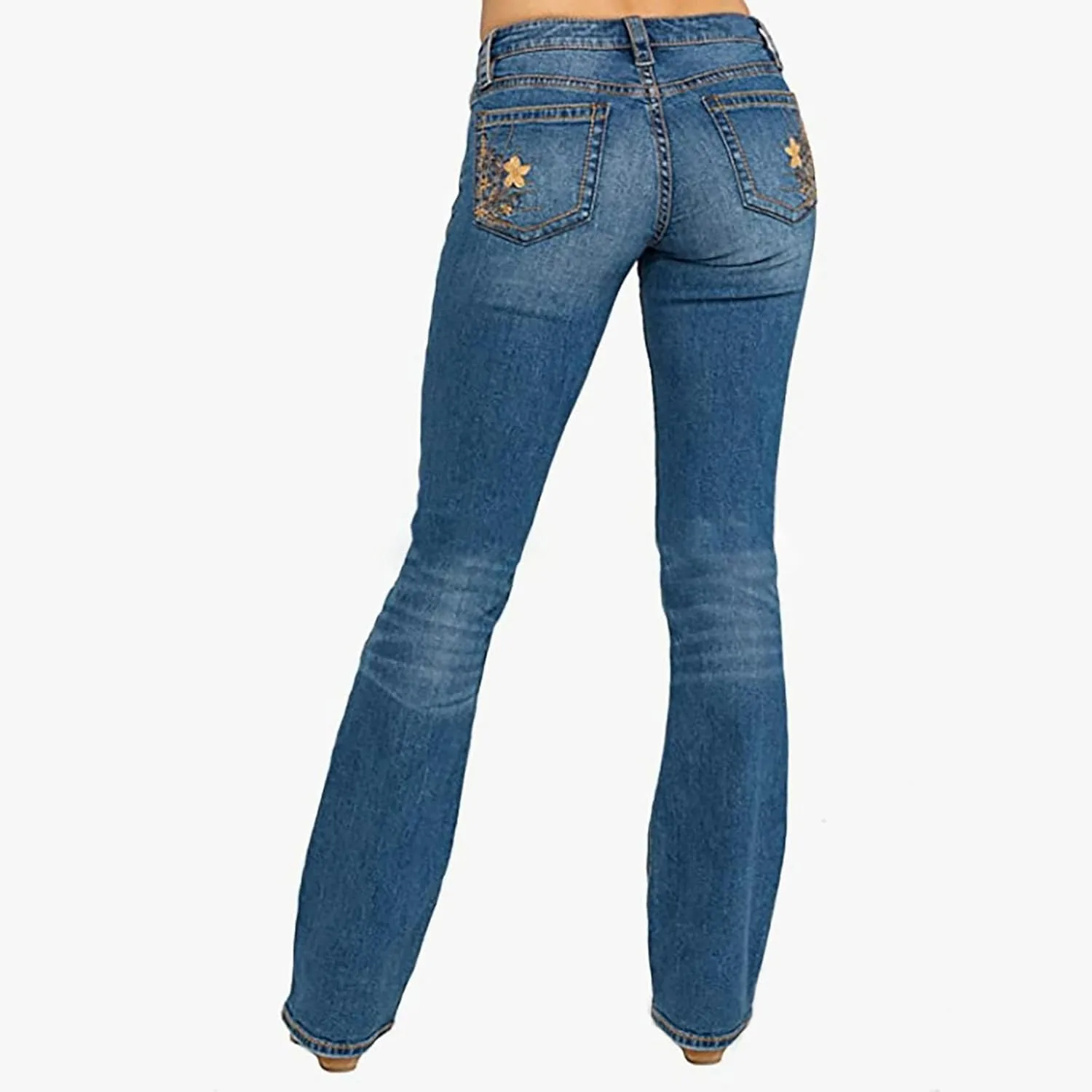 Женские джинсы Loose Fit Stretchy Slim Fit Low Rise — фото 2