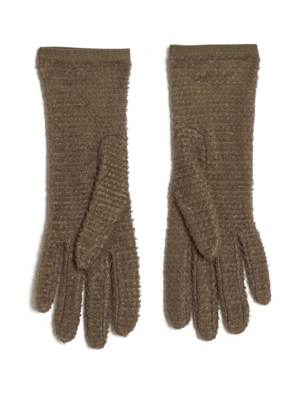 

Флисовые перчатки с вафельной текстурой Satisfy, коричневый