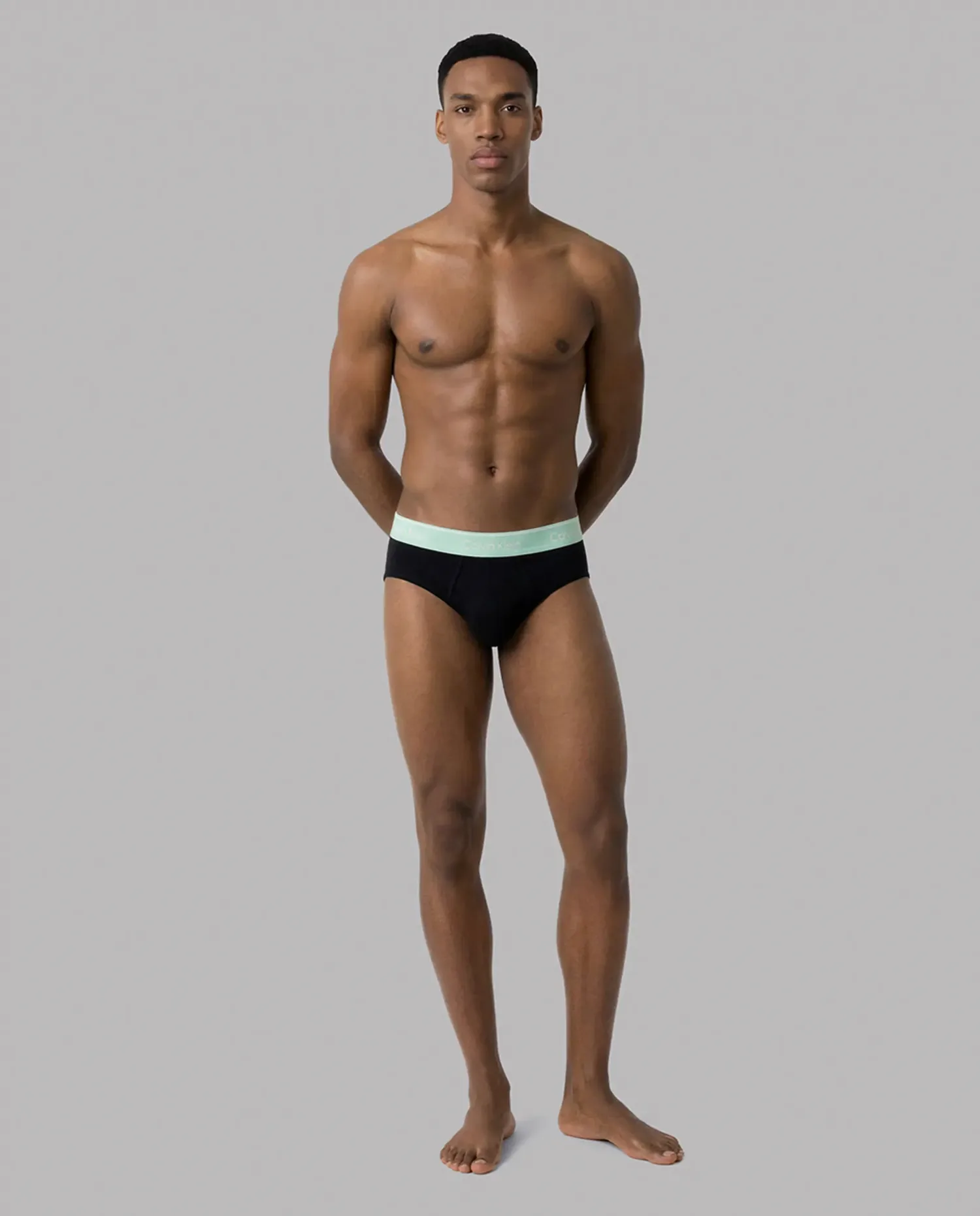 Набор из 3 трусов - Icon Cotton Stretch Calvin Klein, черный — фото 2
