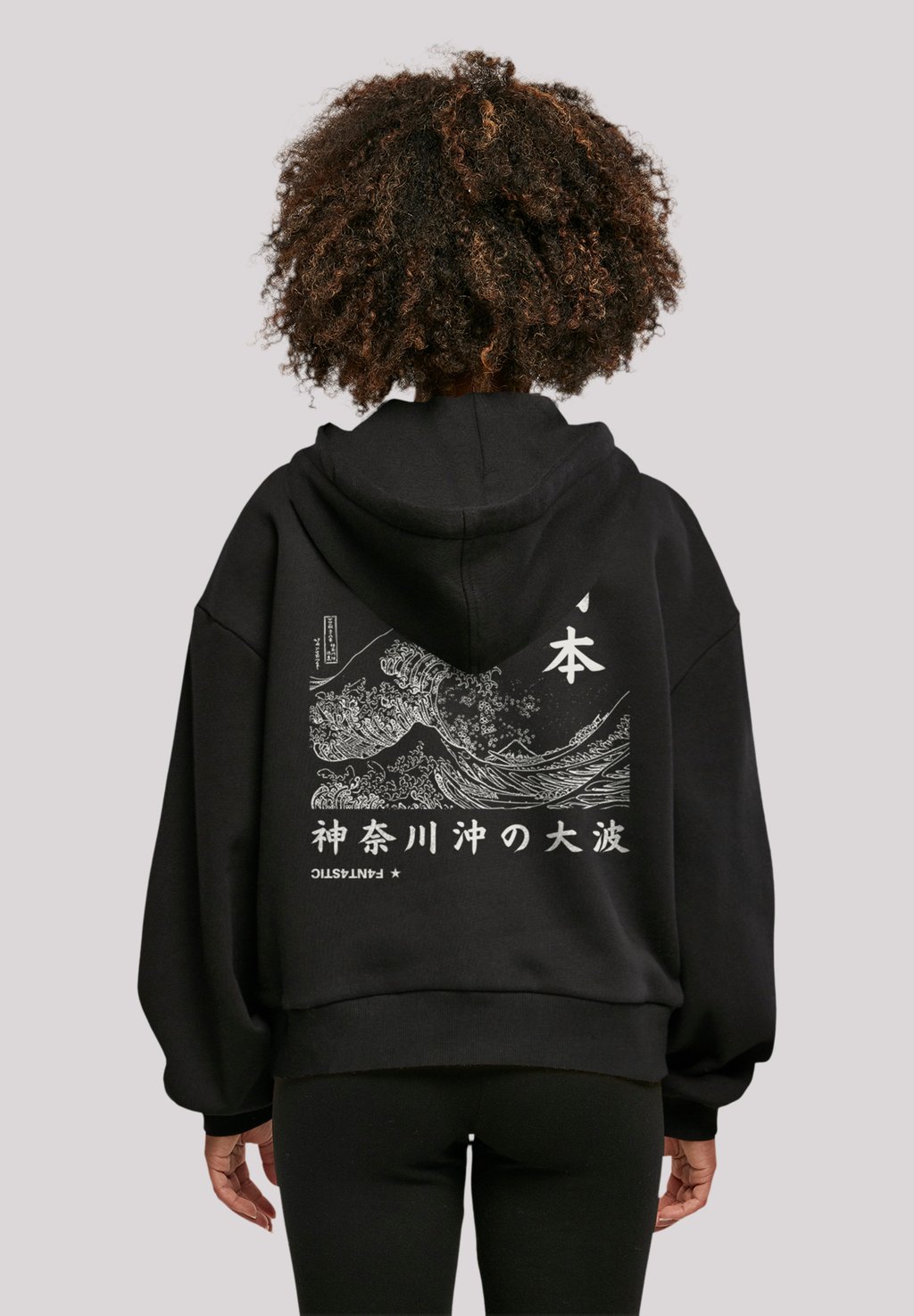 

Толстовка KANAGAWA WELLE - Hoodie F4NT4STIC, черный