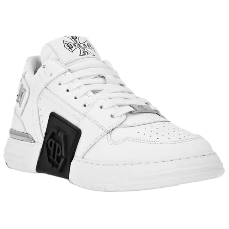 PHILIPP PLEIN Кроссовки для скейтбординга Phantom Kicks Low top Unisex White — фото 4