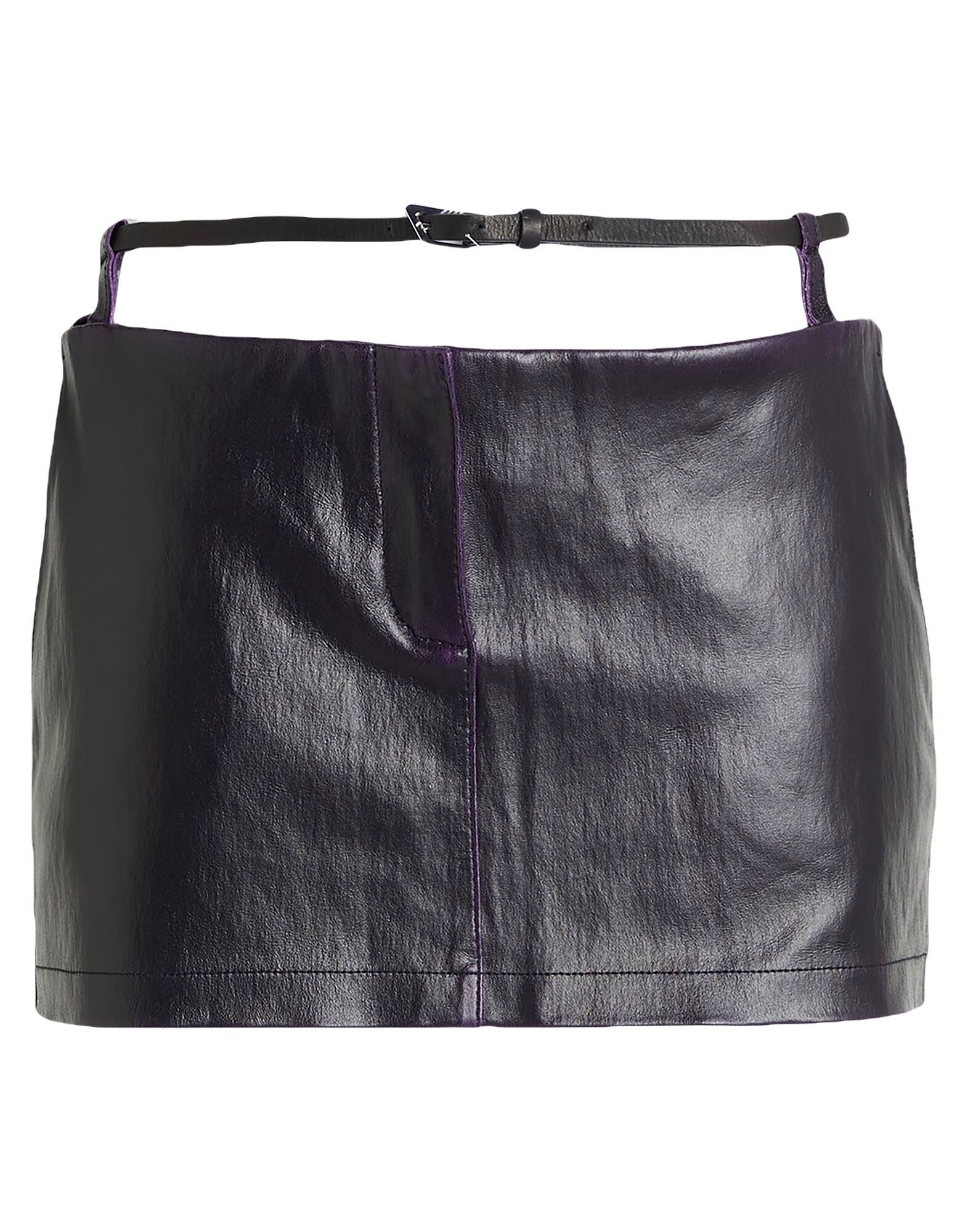 

Мини-юбка The Attico, темно-фиолетовый