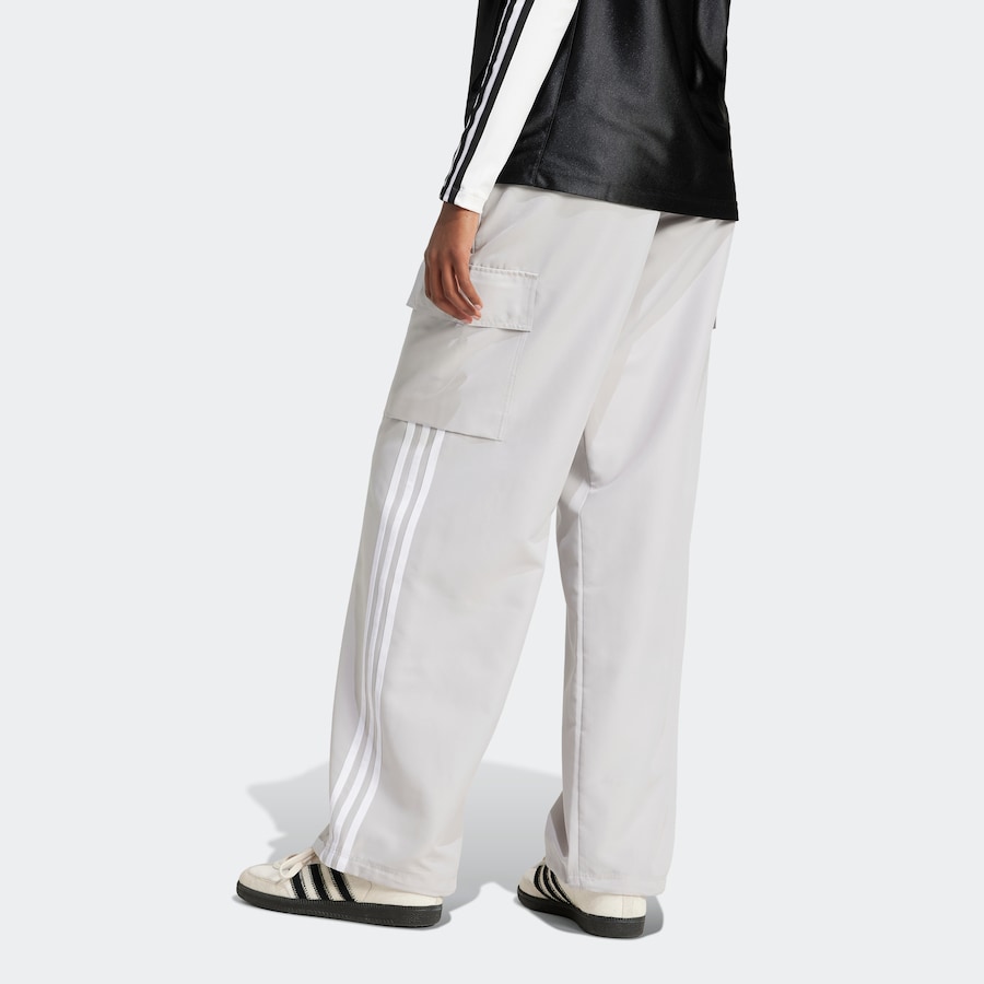 Широкие брюки-карго ADIDAS ORIGINALS, серый — фото 4