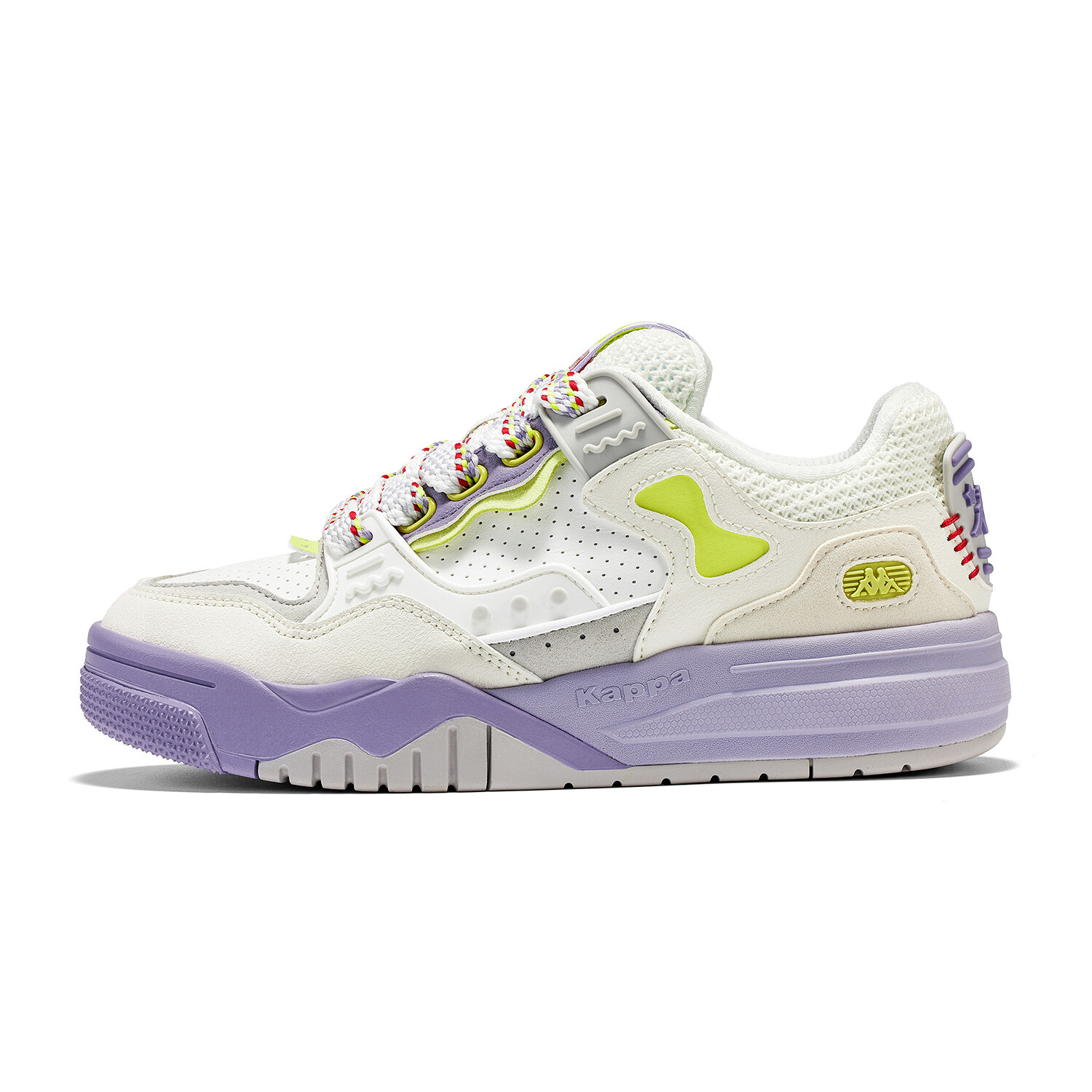 

Кроссовки Kappa Skateboarding Shoes Women's Mid-top White/purple, белый