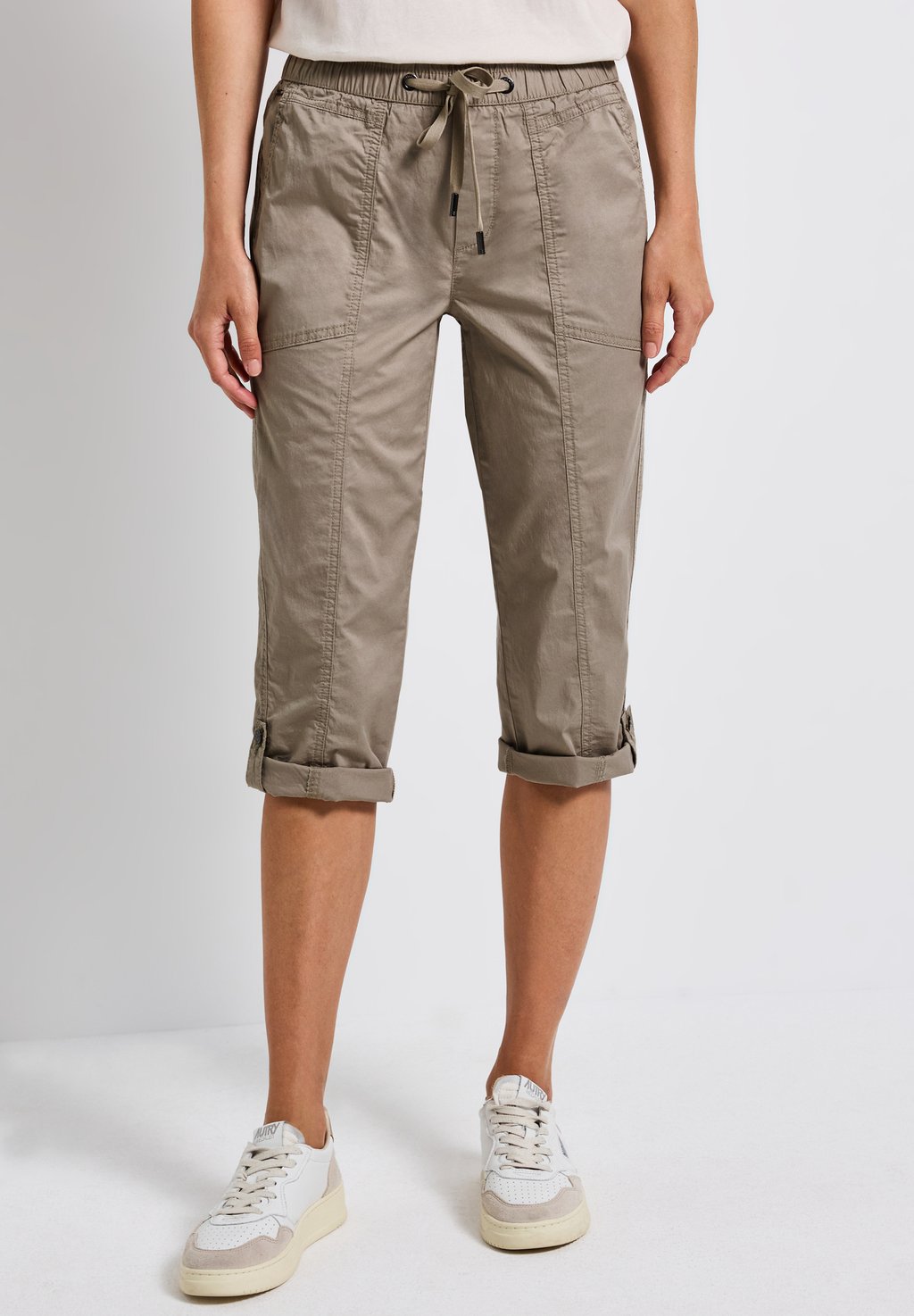 

Шорты MIT TURN-UP - Trousers Street One, серый