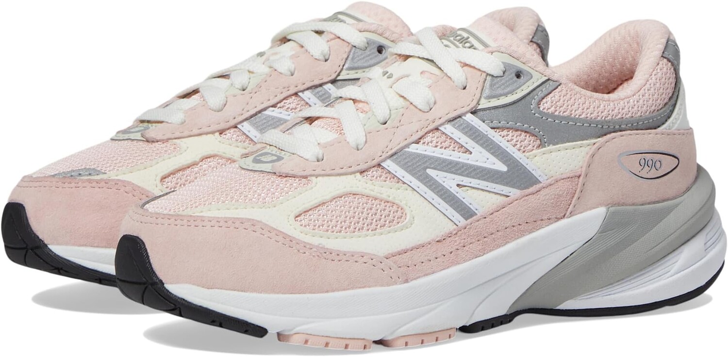 

Кроссовки Fuelcell 990V6 New Balance, цвет Pink Haze/White