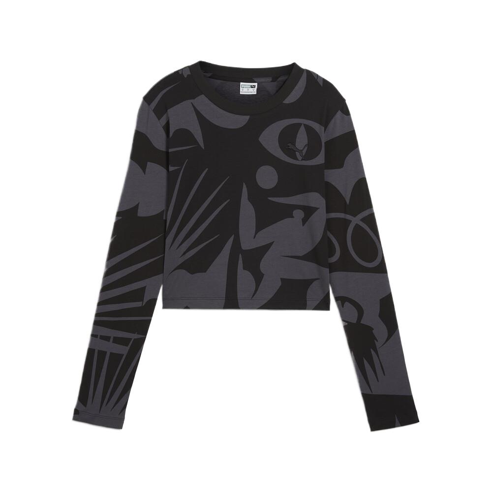 

PUMA Классическая футболка Regular женская Black 01, Черный, PUMA Классическая футболка Regular женская Black 01