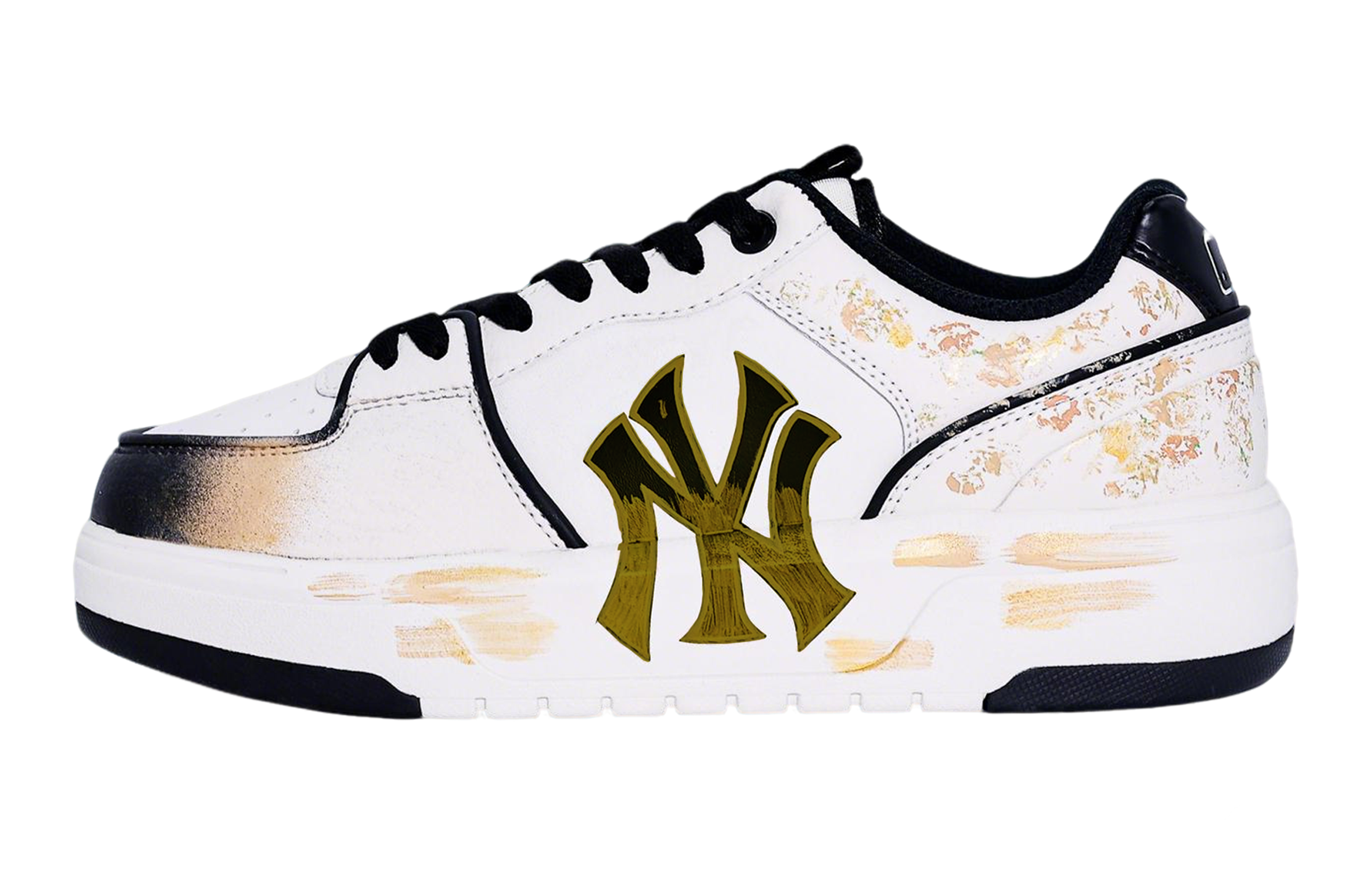 

MLB Кроссовки для скейтбординга Unisex Gold с низким верхом, усиленной подошвой и износостойкой конструкцией