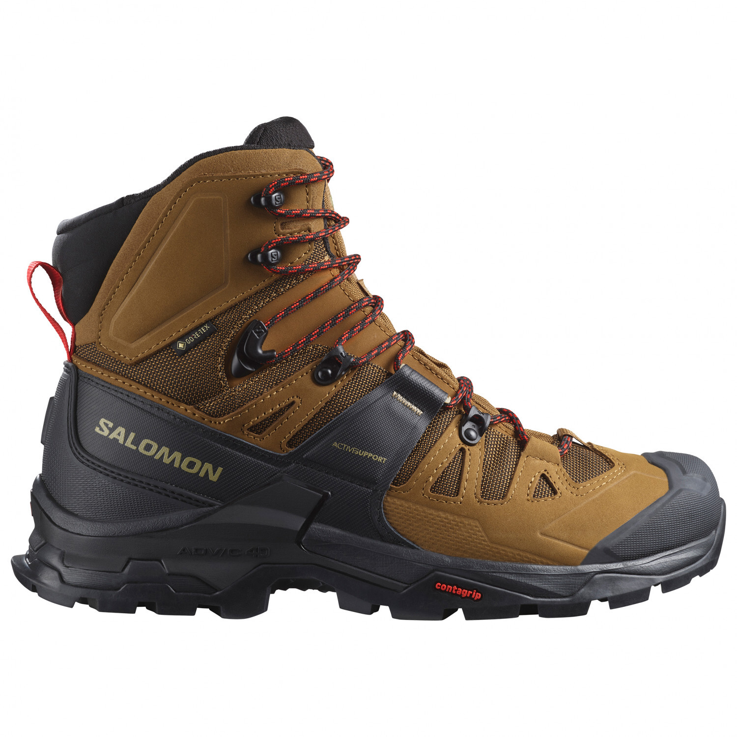 

Ботинки для прогулки Salomon Quest 4 GTX, цвет Rubber/Black/Fiery Red
