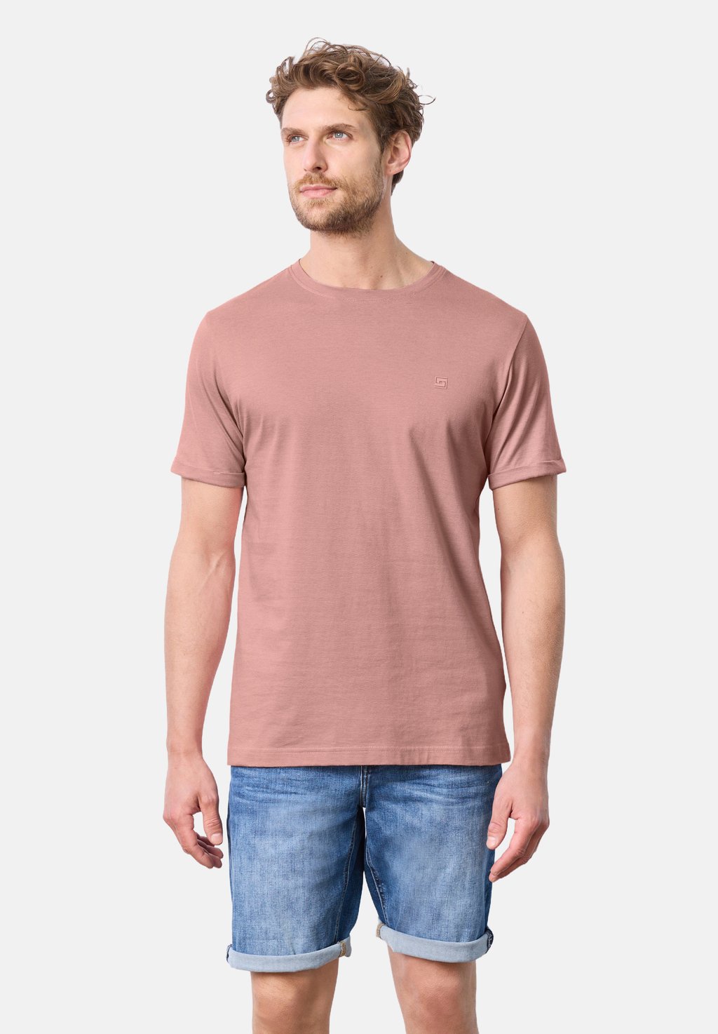 

Базовая футболка Street One MEN, светло-розовый