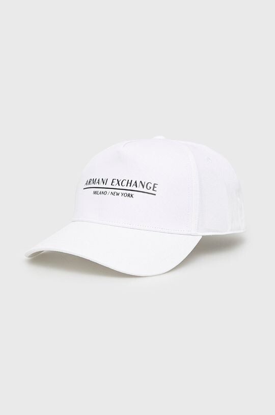 

Хлопковая кепка Armani Exchange, белый