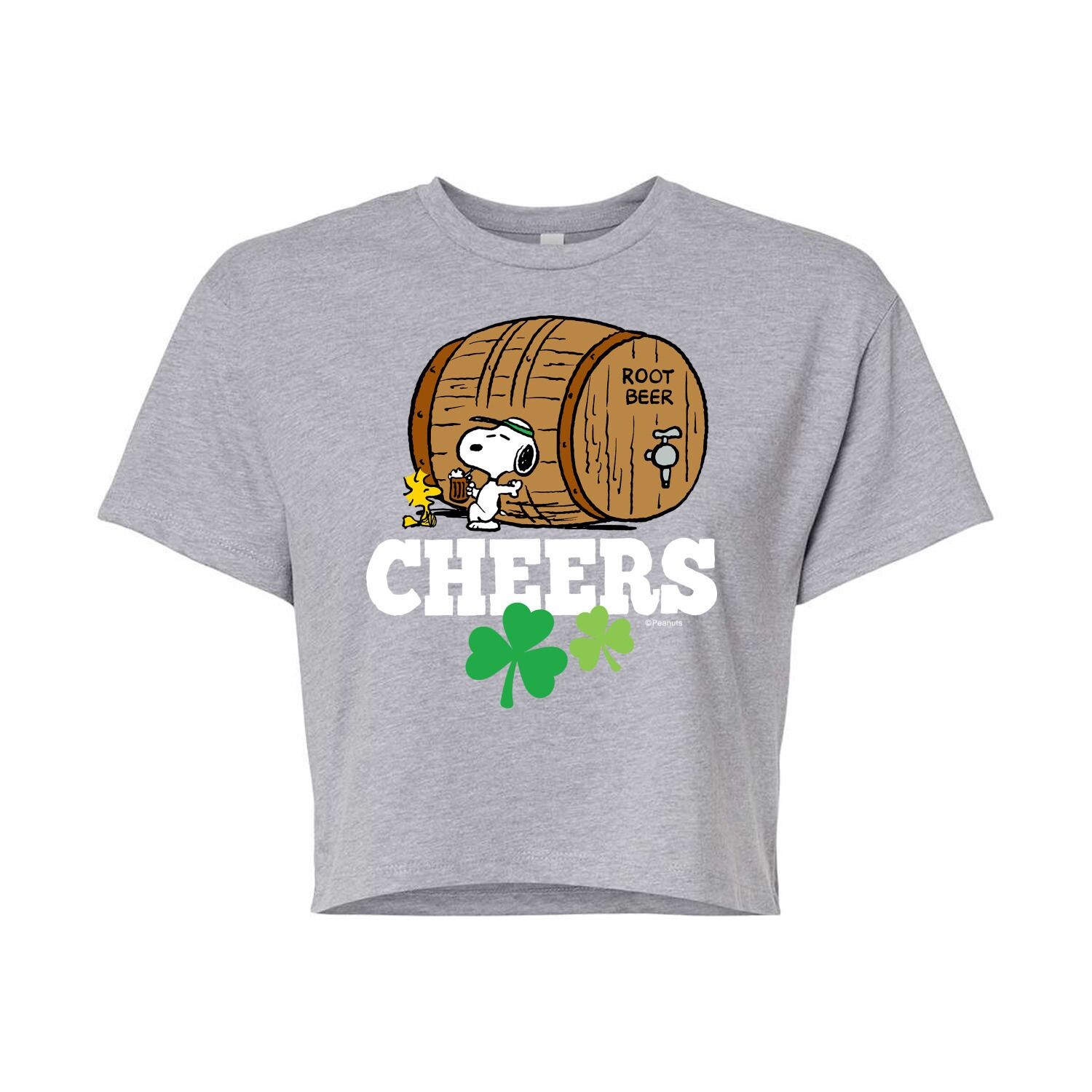 

Укороченная футболка Juniors' Peanuts Cheers Root Beer Licensed Character