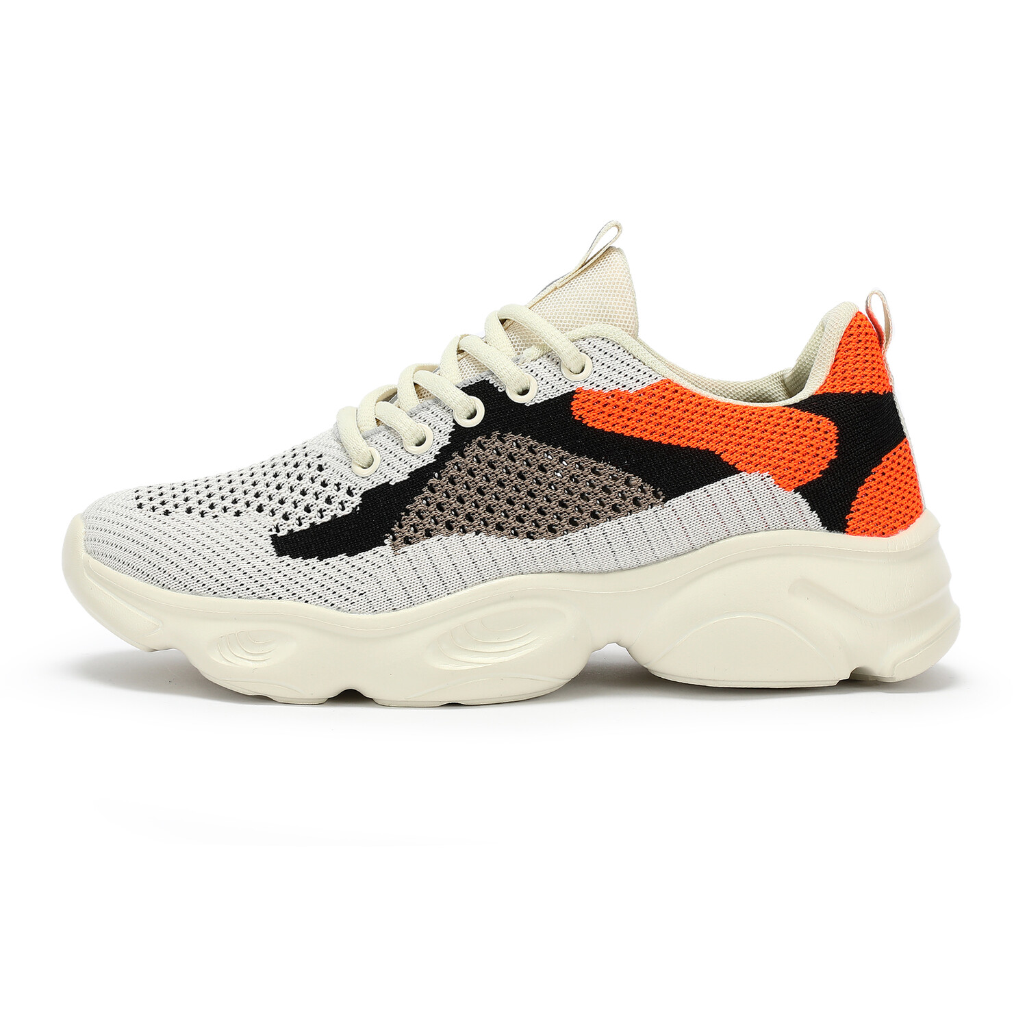 Кроссовки Singing Lifestyle Shoes Unisex Low-top, белый/оранжевый