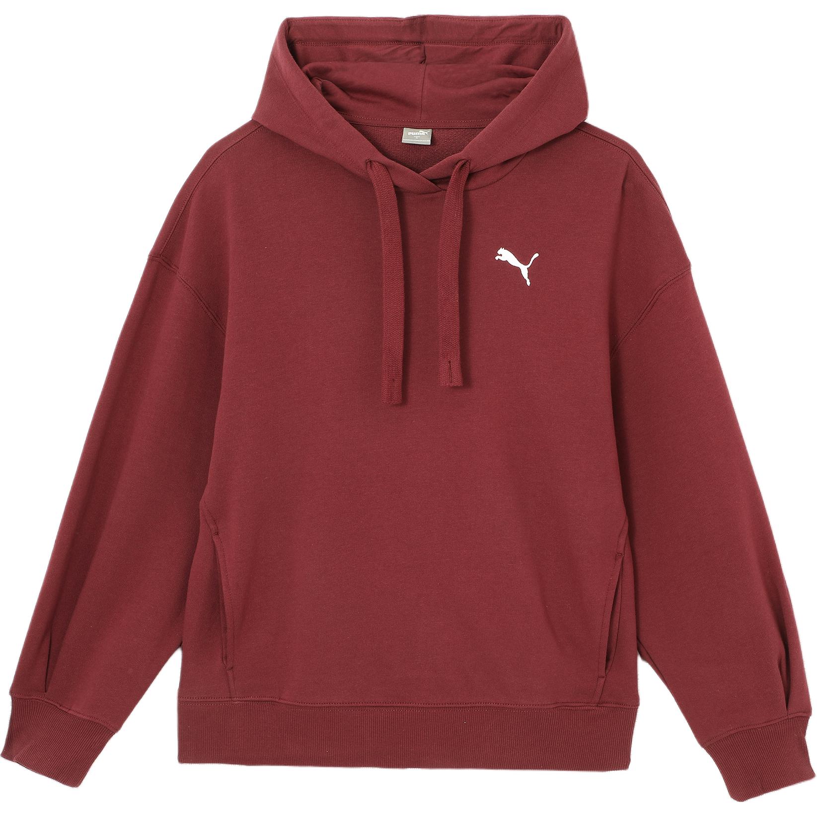 

PUMA Толстовка с капюшоном her hoodie tr женская бордовая
