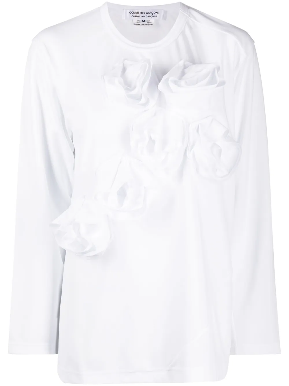 

Футболка с длинными рукавами Comme Des Garçons Comme Des Garçons, белый
