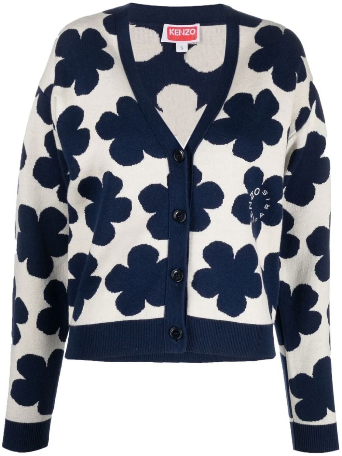 

Kenzo кардиган Boke Flower, белый