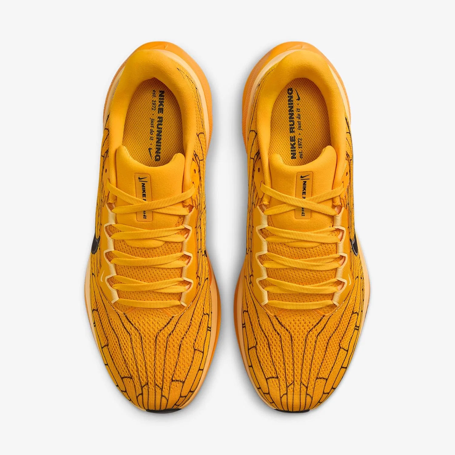 Кроссовки для бега Nike, University Gold/Soft Yellow/Black — фото 4