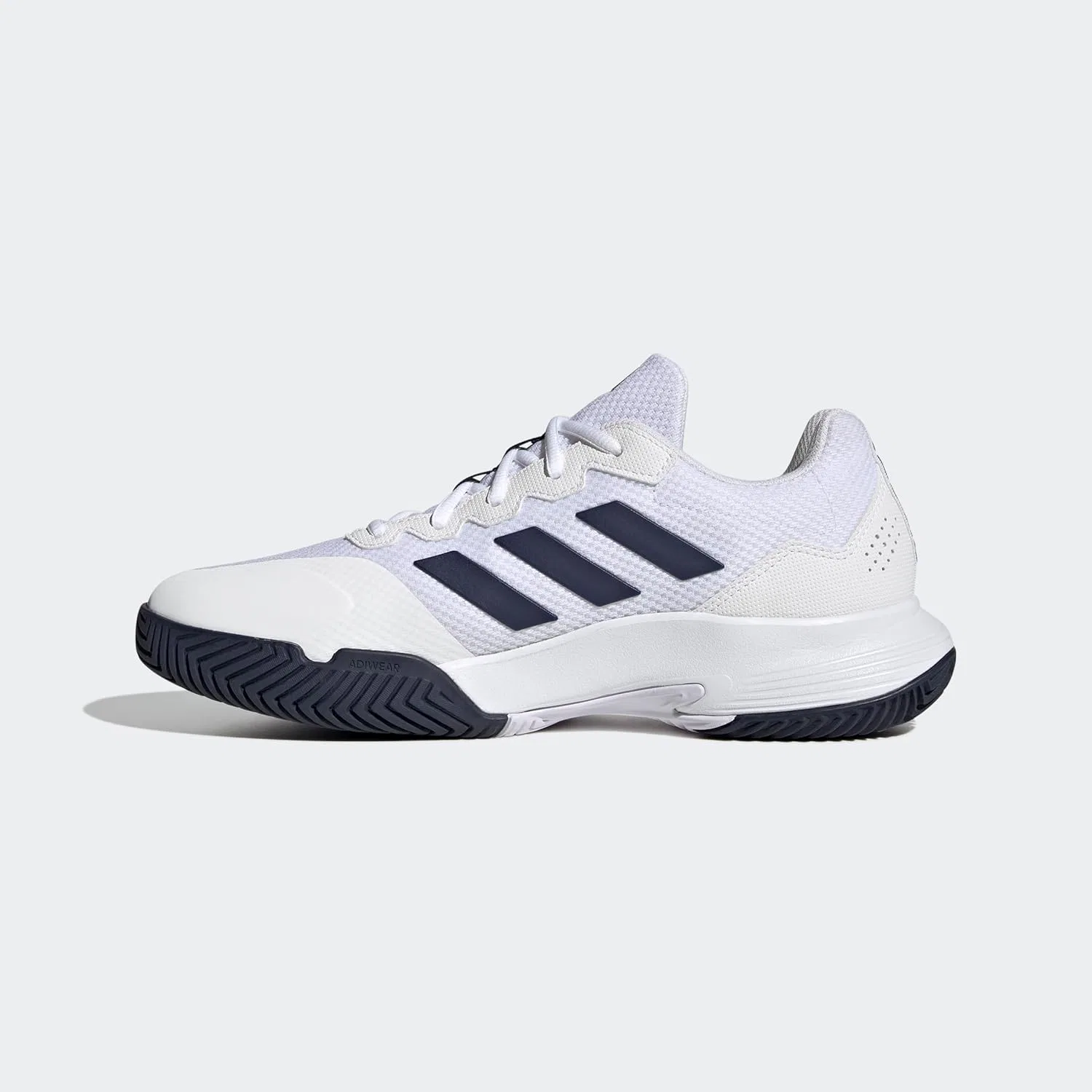 Мужские теннисные кроссовки Adidas Gamecourt 2.0, Cloud White Navy Blue Cloud White — фото 2