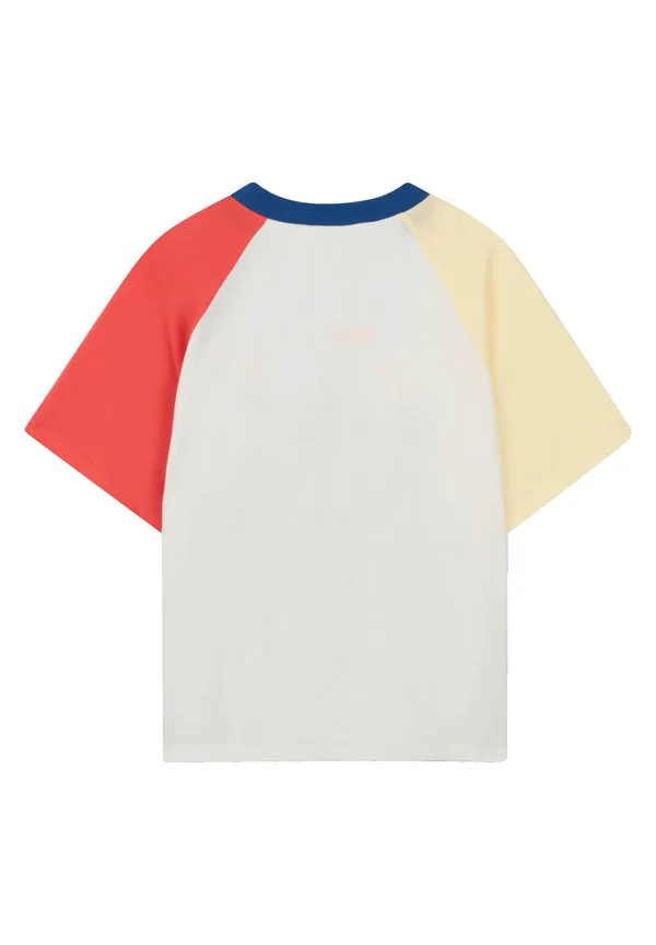Футболка с принтом mit ärmeln und kontrastierendem Kenzo Kids, Offwhite — фото 2