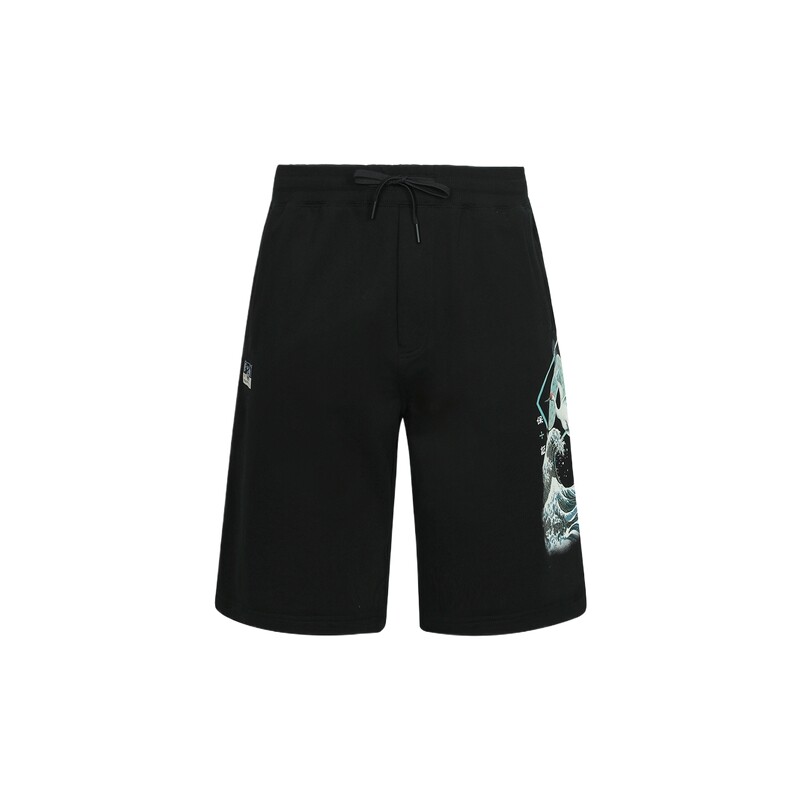 

Повседневные шорты мужские черные Evisu, черный