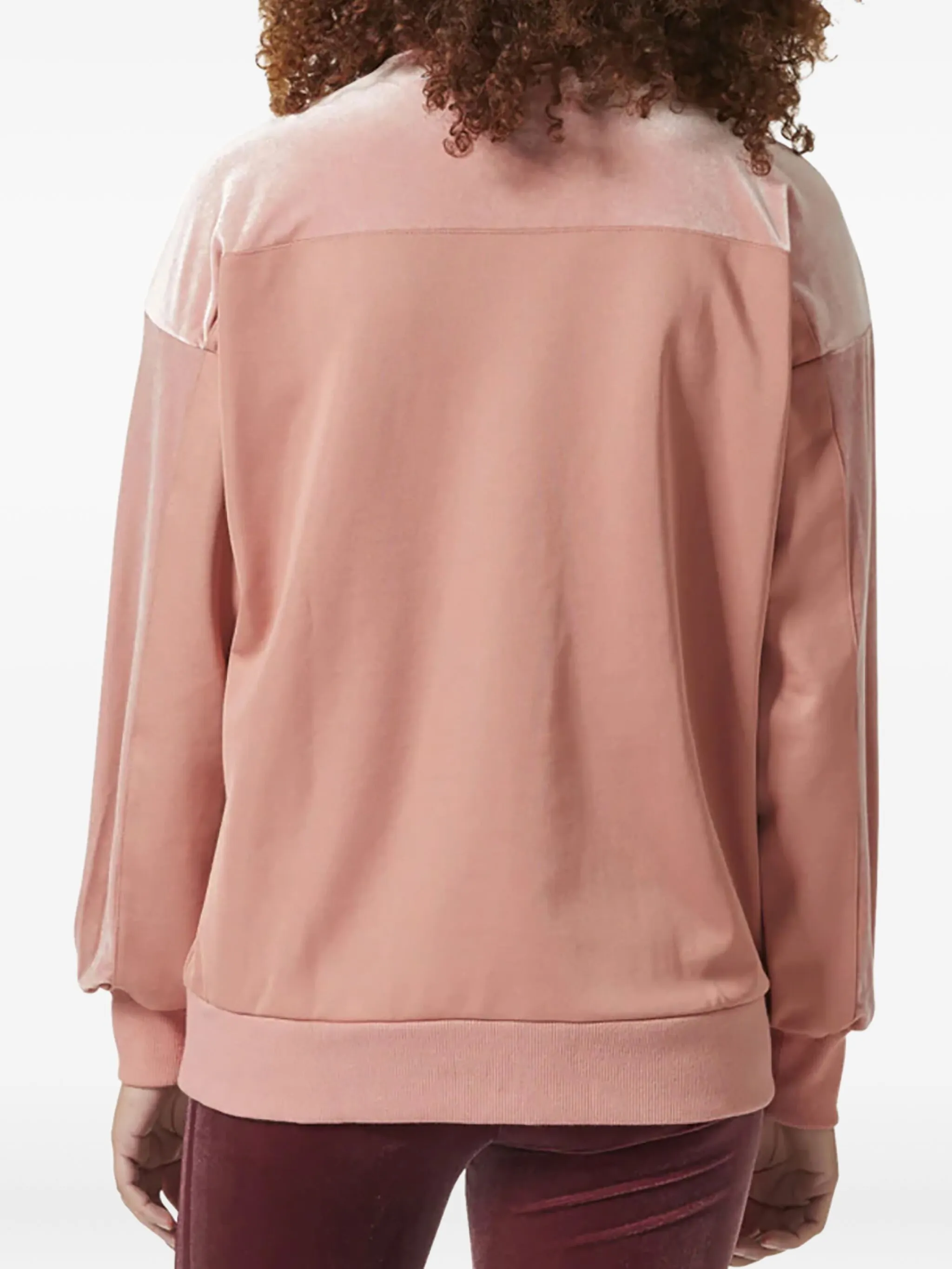 Толстовка Velvet Vibes Adidas, розовый — фото 2