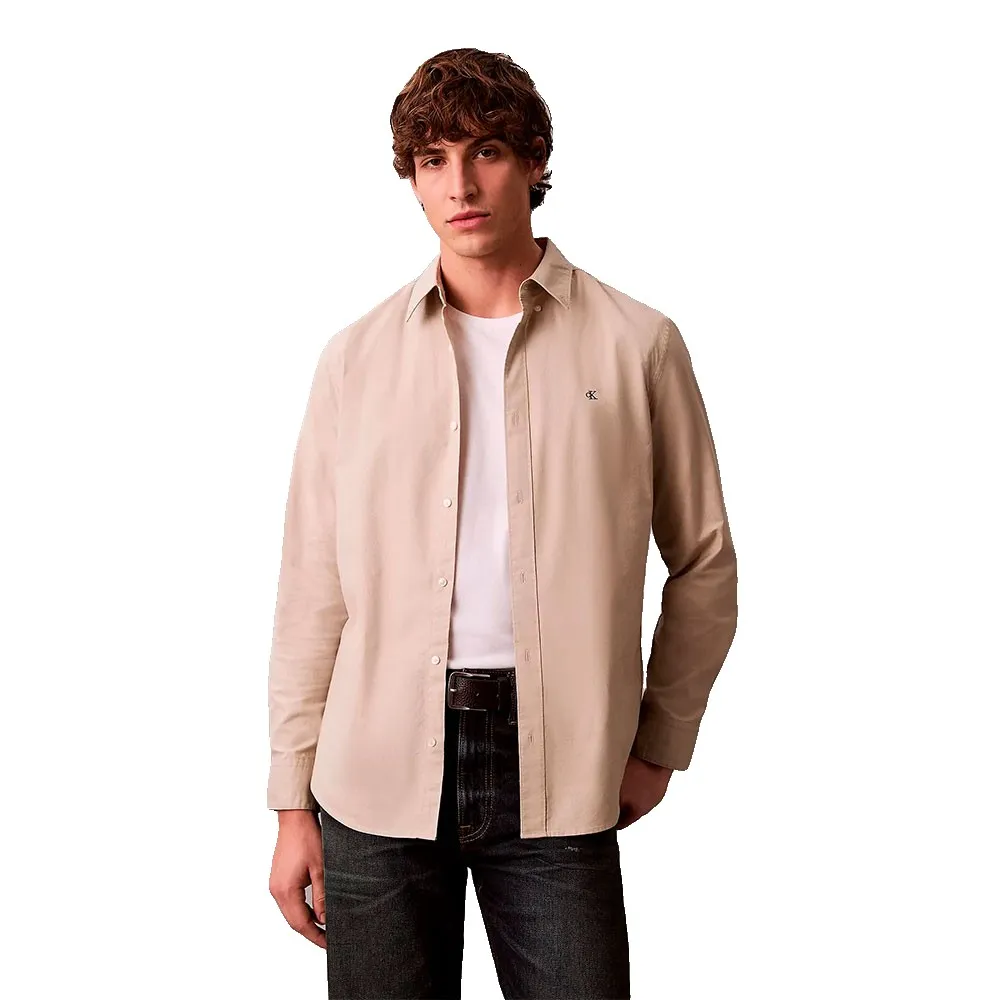 

Рубашка с длинным рукавом Calvin Klein Jeans LV140EM125, бежевый