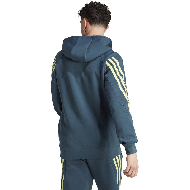 Толстовка Future Icons с тремя полосками Adidas, цвет arcngt — фото 3