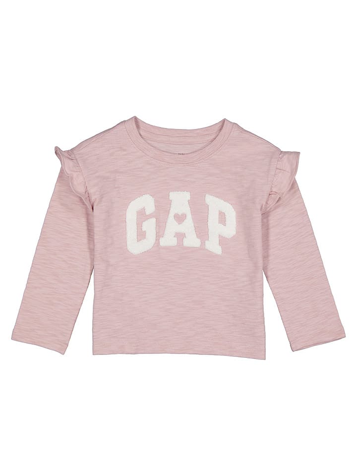 

Лонгслив GAP Longsleeve, розовый