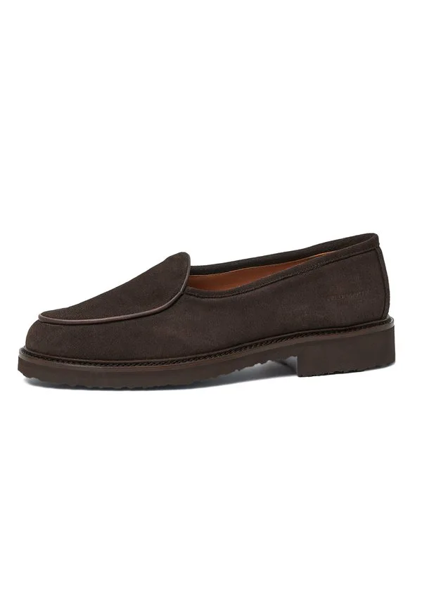 Слипоны валенсия Fred Martin Collection, Testa Brown Suede — фото 4