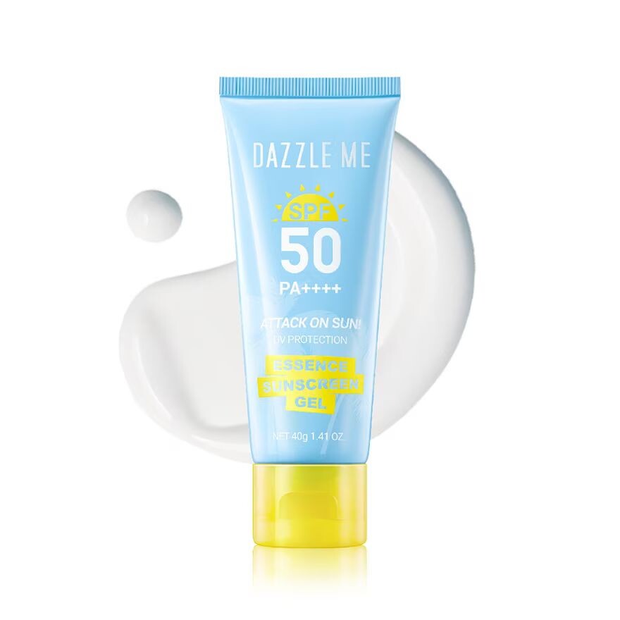 

Dazzle Me Солнцезащитный гель Attack On Sun Essence 40г, clear