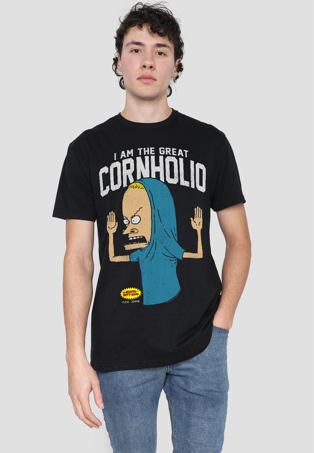 

Футболка с принтом BEAVIS AND BUTTHEAD CORNHOLIO Cotton Soul, черный
