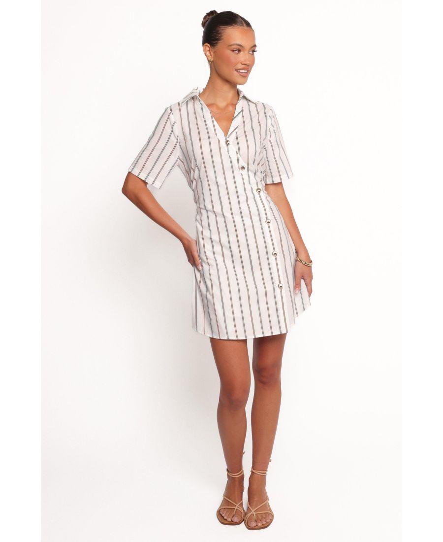

Женское мини-платье Hayes Petal and Pup, Blue stripe