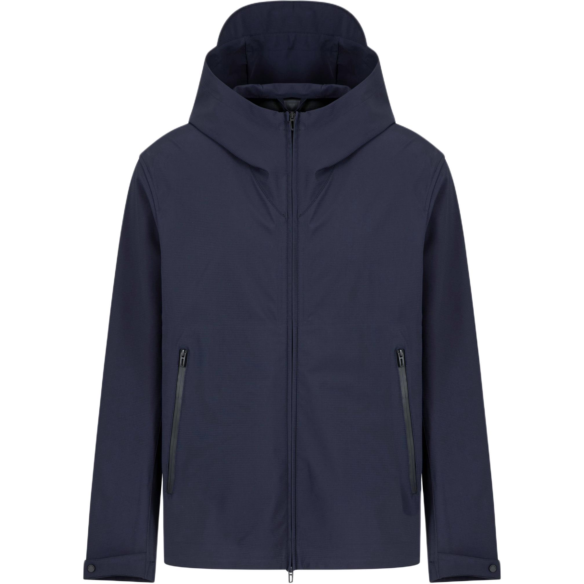 

EMPORIO ARMANI Водоотталкивающая нейлоновая куртка с капюшоном, Marine Blue