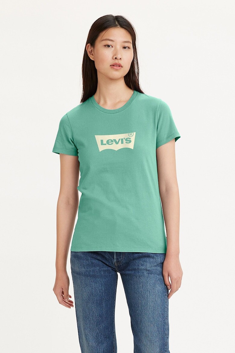 

Хлопковая футболка с логотипом Levi'S, зеленый