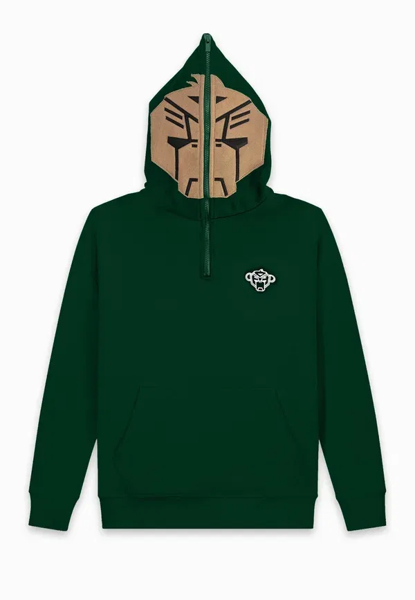 Детская маска-худи Hoodie Black Bananas, зелёный — фото 4