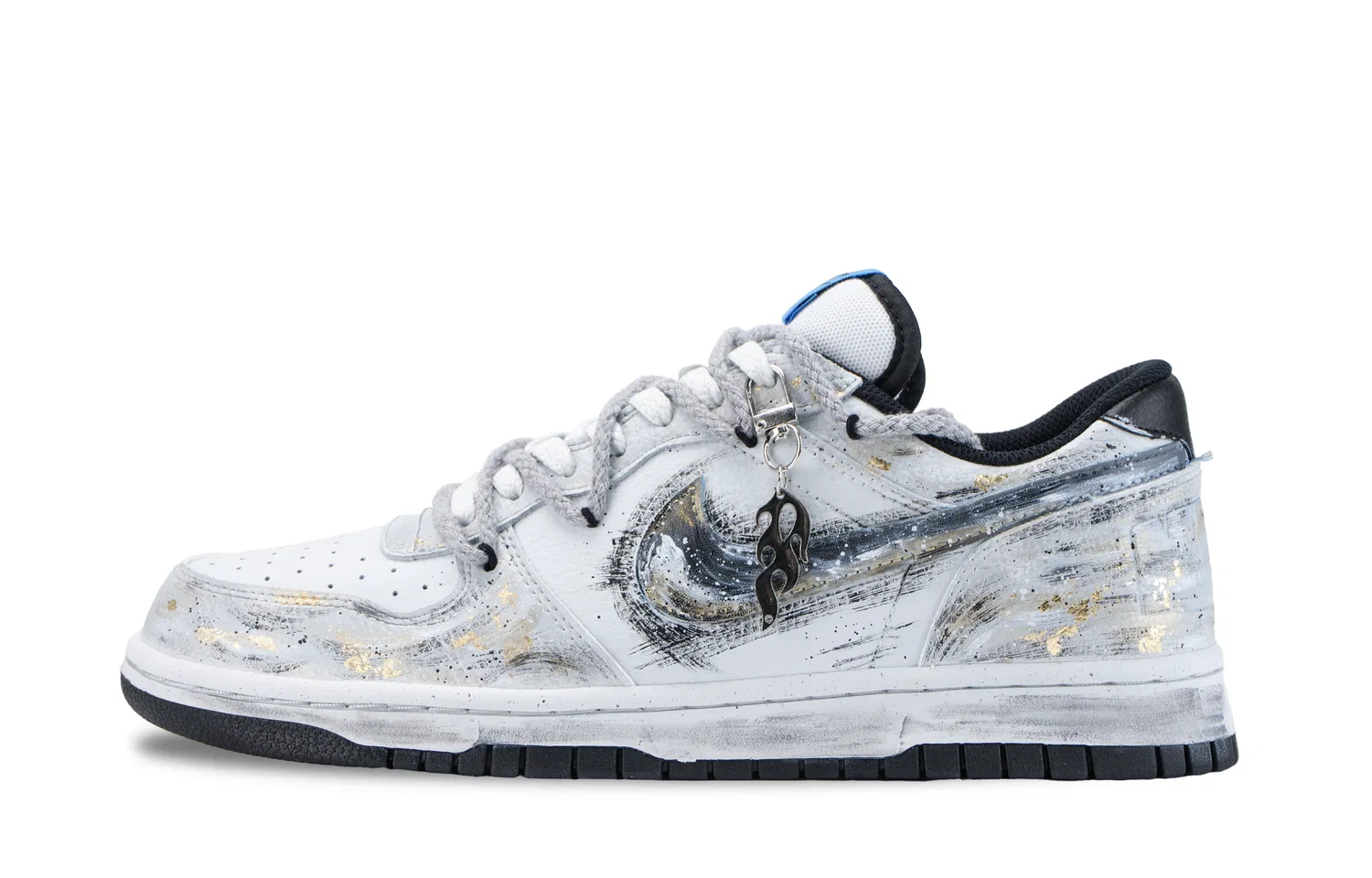 Кроссовки Nike Big Black Gold — фото 3