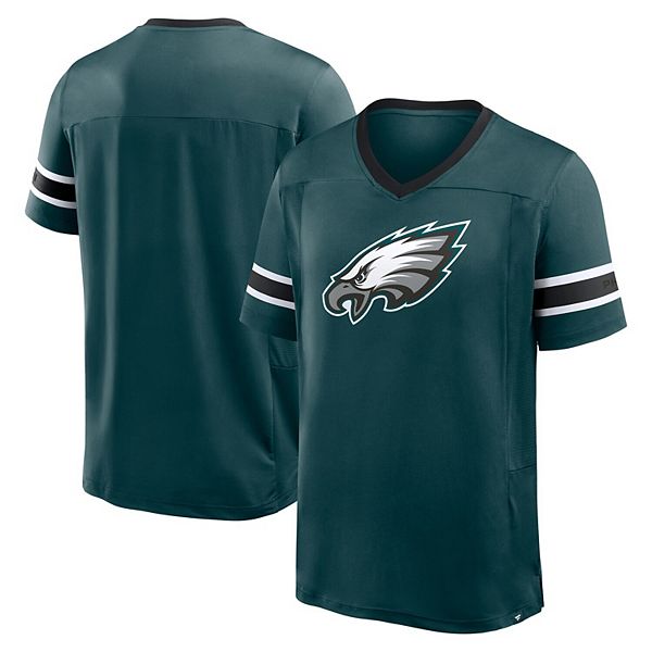 

Мужская футболка Philadelphia Eagles Hometown Premium Hashmark V-neck цвета midnight green Fanatics
