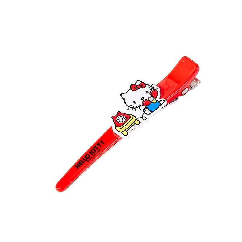 Заколка для волос Sanrio Hello Kitty акриловая полосатая — фото 4