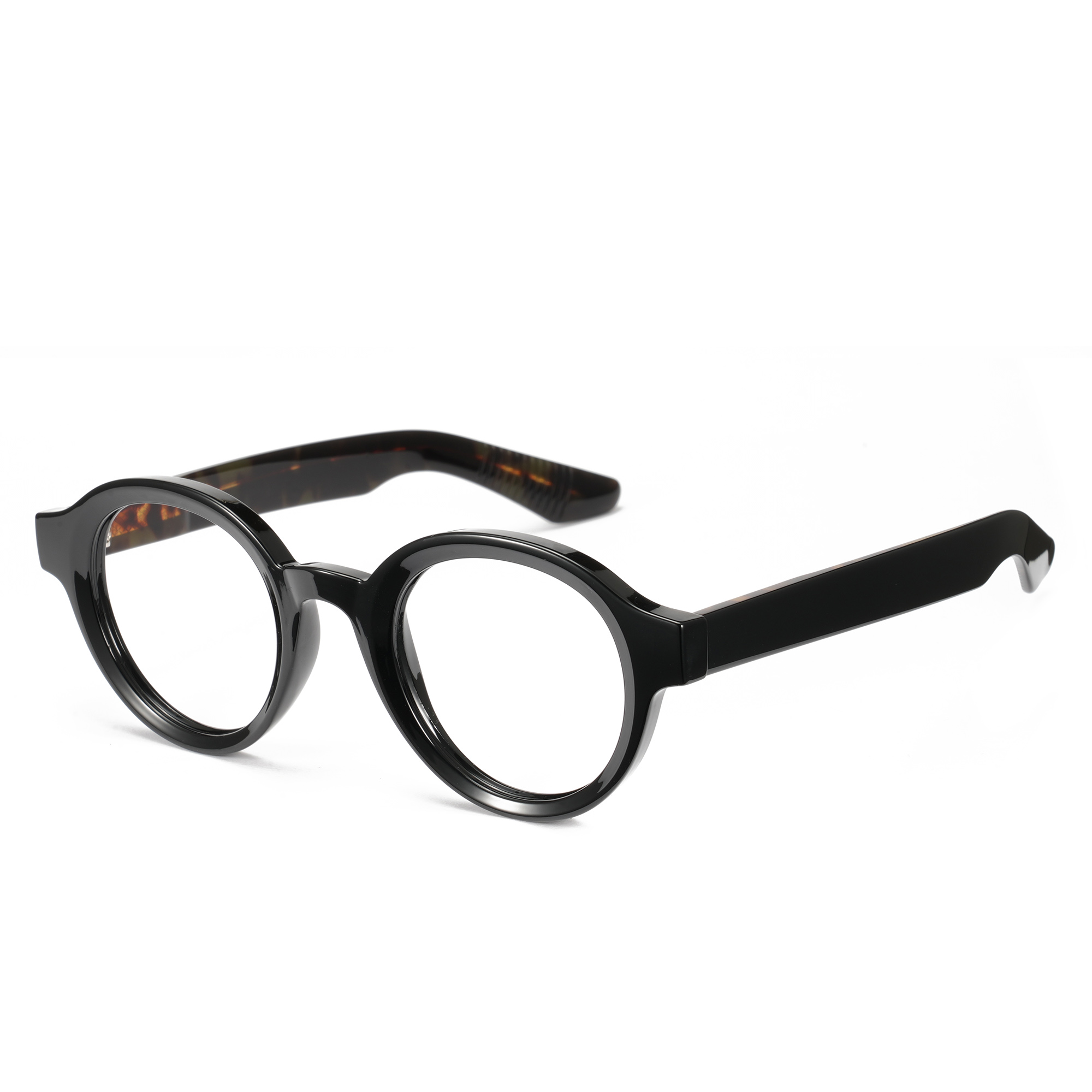

CYXUS Пластиковая оправа для очков, Black bean flower frame T36