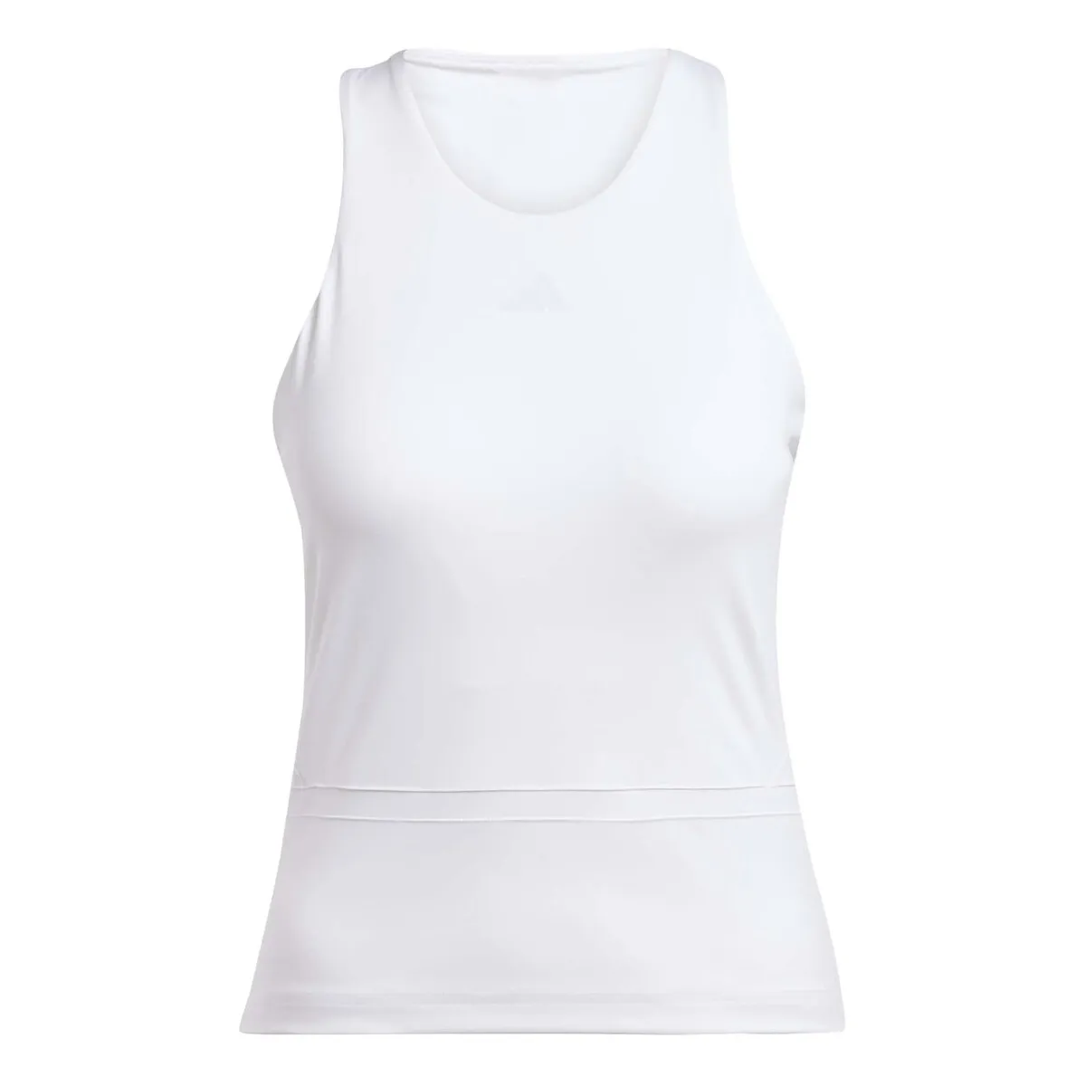 Женская теннисная майка Adidas Y-TANK MIDI, белый — фото 4