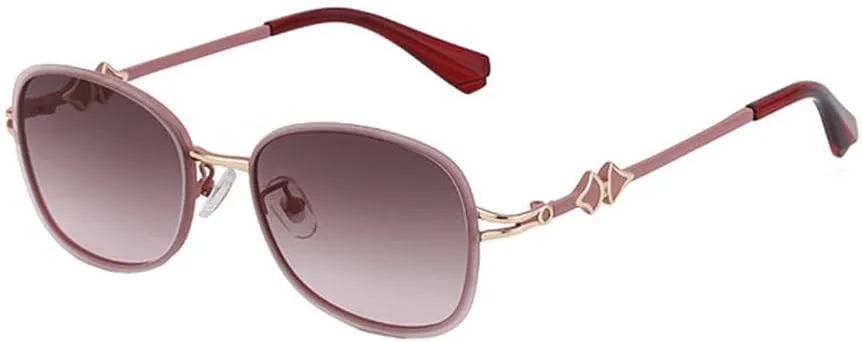 

Женские солнцезащитные очки повышенной комфортности, модные, легкие, роскошные, солнцезащитные козырьки для улицы, защита от ультрафиолета UV400 LVTFCO, Pink Brown