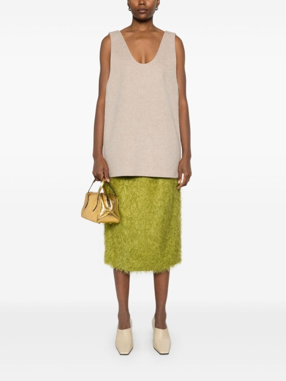 

Carven шерстяной топ, серый