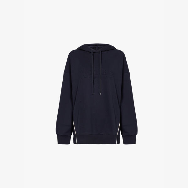 

Толстовка с капюшоном Flipper из хлопковой смеси Max Mara, синий