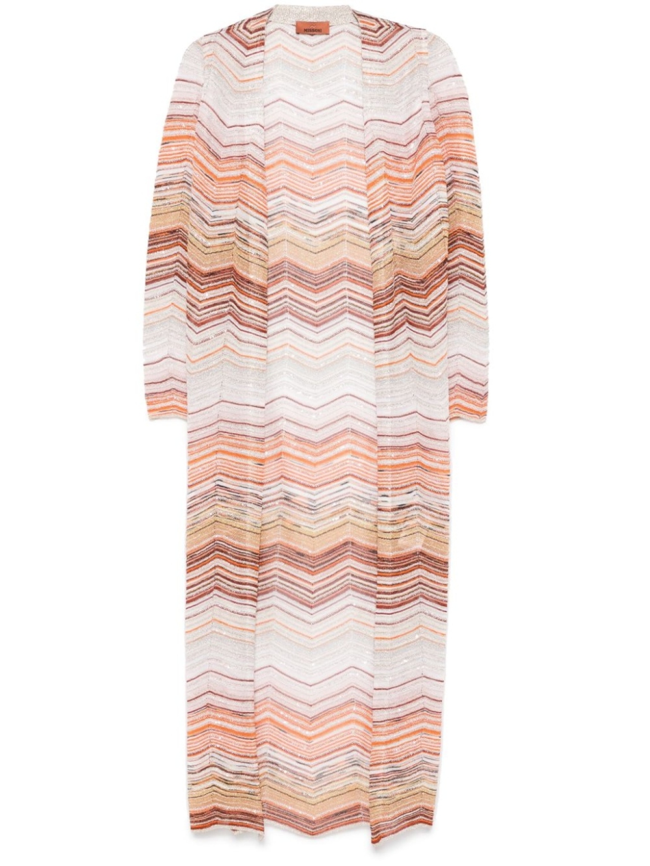 

Missoni кардиган-пальто с люрексом, нейтральный цвет