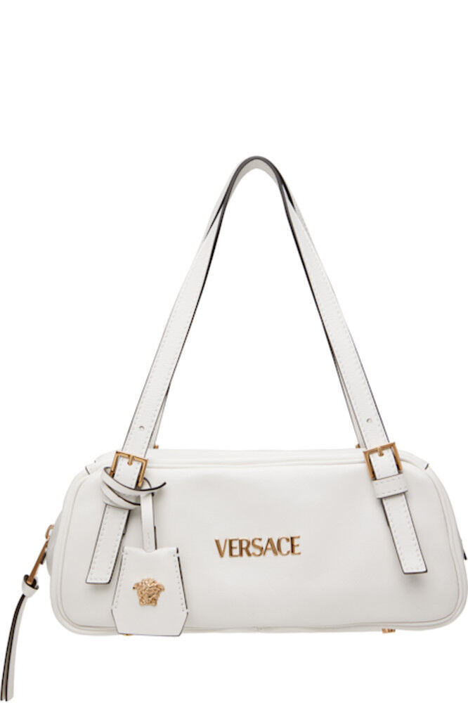 

Белая сумка через плечо для боулинга Versace