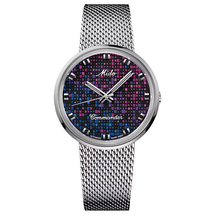 

MIDO Часы Unisex Commander Watch, Multicolor Watch Dial