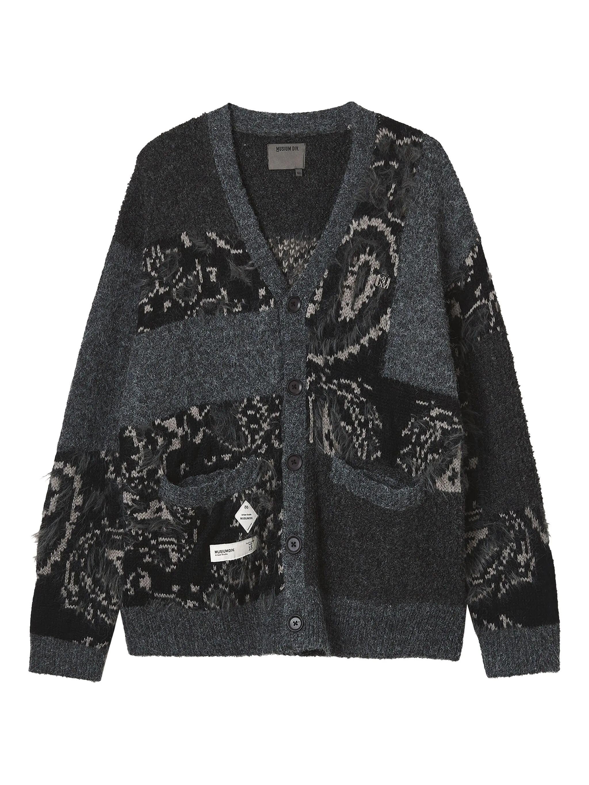 

Кардиган с V-образным вырезом Musium Div., черный