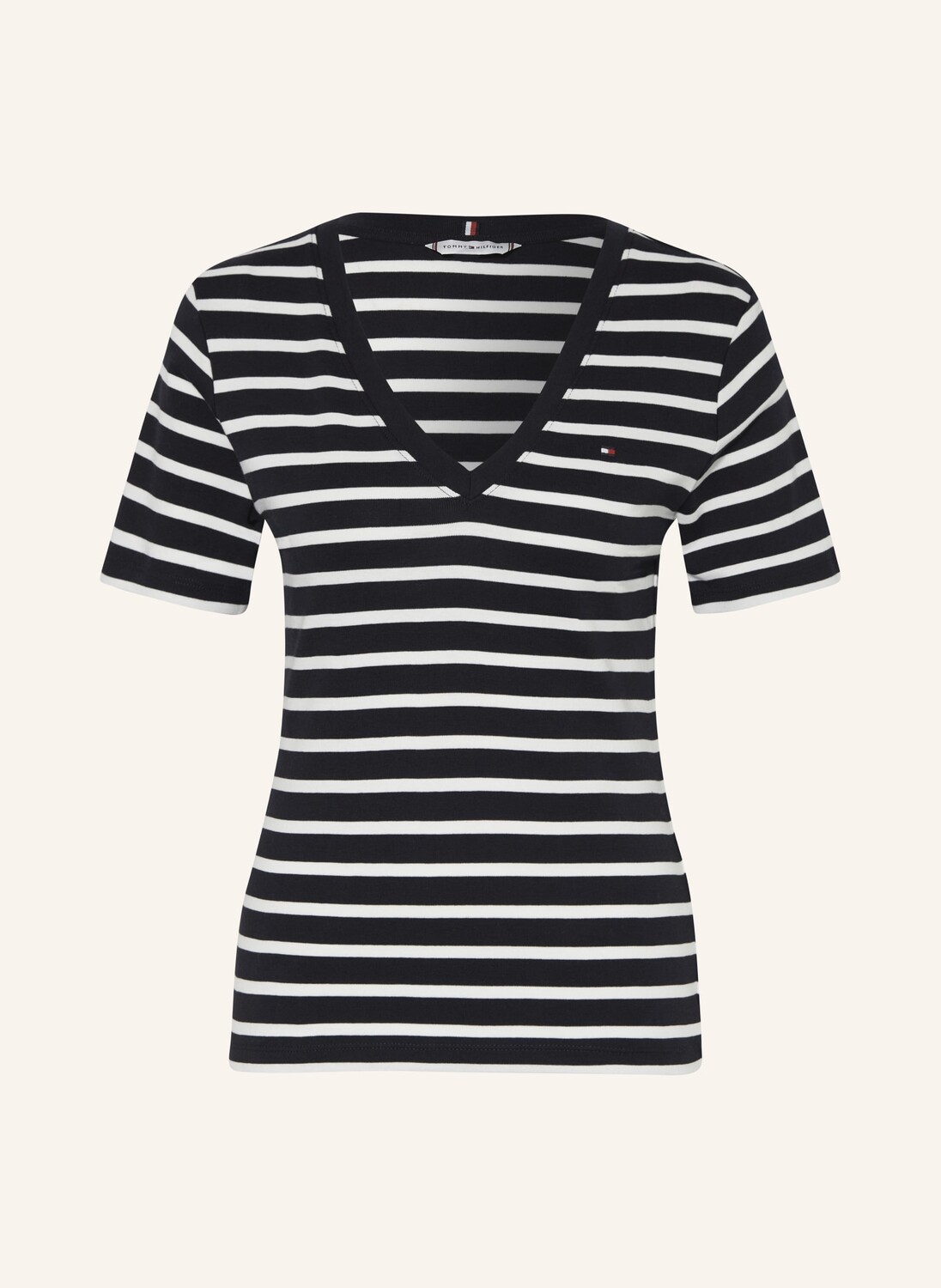 

Футболка TOMMY HILFIGER, цвет DUNKELBLAU/CREME
