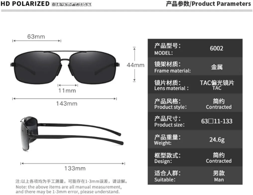 

Классические ретро-солнцезащитные очки для мужчин с поляризацией, фотохромные солнцезащитные очки с защитой от УФ-излучения UV400 SZVVBKK, 170-discoloration-1